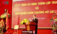 Presiden Vietnam, Tran Dai Quang menghadiri upacara peringatan  ultah ke-60  berdirinya  Institut Politeknik Hanoi