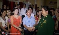 Wakil Ketua MN Vietnam, Tong Thi Phong melakukan kunjungan kerja di provinsi Nghe An
