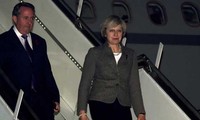 PM Inggeris, Theresa May melakukan kunjungan di India