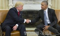 Presiden AS, Barack Obama berseru kepada Donald Trump supaya mengirim pesan  persatuan pasca pilpres