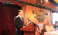 Presiden  Vietnam Tran Dai Quang menghadiri Forum Badan Usaha Vietnam-Kuba