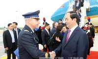 Presiden Vietnam, Tran Dai Quang memulai kunjungan kenegaraan di Italia