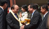 PM Vietnam Nguyen Xuan Phuc tiba di Kamboja untuk menghadiri KTT CLV-9