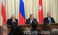 Rusia, Iran dan Turki berkomitmen  mendorong  gencatan senjata  di seluruh Suriah