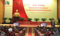 Presiden Vietnam, Tran Dai Quang menghadiri Konferensi penggelaran  pekerjaan tahun 2017 dari instansi pengadilan Vietnam