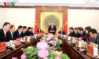 Presiden Vietnam, Tran Dai Quang mengadakan temu kerja dengan pimpinan provinsi Thanh Hoa