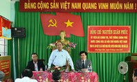 PM Vietnam, Nguyen Xuan Phuc melakukan kunjungan di kecamatan Khue Ngoc Dien, kabupaten Krong Bong, provinsi Dac Lac