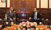 Presiden Vietnam, Tran Dai Quang menerima Wakil Presiden Grup Hyundai, Republik Korea