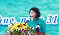 Wapres Vietnam, Dang Thi Ngoc Thinh menghadiri Pesta berangkat mengarungi laut-tahun 2017