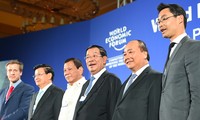 PM Vietnam Nguyen Xuan Phuc menyampaikan pidato penting pada acara pembukaan WEF