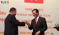 Resepsi khidmat memperingati ultah ke-50 hari penggalangan diplomatik Vietnam-Kamboja