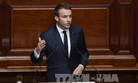 Presiden Perancis, Emmanuel Macron menegaskan hubungan Perancis-AS “tak  bisa dipecah-belah”