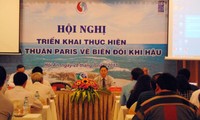Menggelarkan pelaksanaan Permufakatan Paris tentang Perubahan Iklim di provinsi- provinsi  Vietnam Tengah-Daerah Tay Nguyen