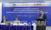 Wakil dari perekonomian-perekonomian  APEC berbagi pengalaman dalam  mendaftar nama membentuk badan usaha kecil dan menengah