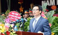 Deputi PM Vietnam, Vu Duc Dam menghadiri acara pembukaan tahun  kuliah baru 2017-2018 di Akademi Teknik Militer