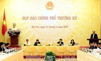 Jumpa pers  tentang sidang periodik Pemerintah Vietnam untuk  Oktober 2017