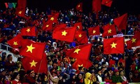 Acara memuliakan tim U23 Vietnam di stadion nasional My Dinh