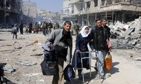 Kaum pembangkang Suriah mengadakan perundingan dengan delegasi PBB tentang gencatan senjata  di Ghouta Timur