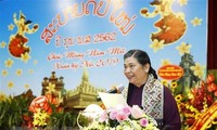 Kedutaan Besar Laos mengadakan Hari Raya Tet Tradisional Bunpimay 2019 di Kota Ha Noi