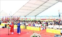 Pembukaan acara memperingati HUT ke-719 hari wafatnya Pahlawan nasional hulubalang besar  Tran Quoc Tuan dan acara  Festival Musim Rontok  Con Son-Kiep Bac 2019