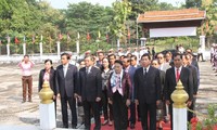 Ketua MN Nguyen Thi Kim Ngan melakukan kunjungan di Provinsi Vientiane, Laos