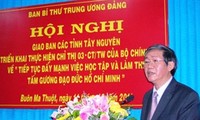 Le Tay Nguyen renforce le mouvement Suivre l'exemple moral de Ho Chi Minh