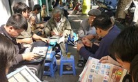 Le marché aux timbres de Hanoi