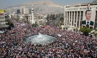 Les Syriens se réunissent pour soutenir le Président Bachar al Assad