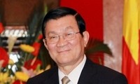 Le Président vietnamien en visite à Champassak, au Laos