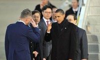 Début de la visite de Barack Obama en République de Corée