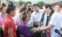 Le président Truong Tan Sang dans la province de Son La