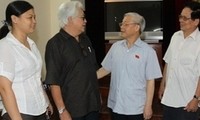 Le Secrétaire général du Parti rencontre l’électorat de Hanoi