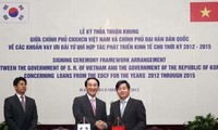 Accord cadre sur un prêt sud-coréen à taux préférentiel en faveur du Vietnam