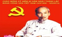 Célébration des 83 ans du Parti communiste vietnamien (3/2/1930 - 3/2/2013)
