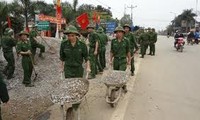 Nam Dinh province’s border soldiers involved in new rural development 