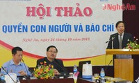 Seminar on press and human rights opens in Vinh city