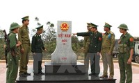 Completing markers planting along Vietnam-Laos border