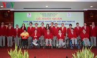 越南代表团出征巴西残运会