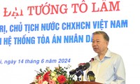 President To Lam asks courts to strengthen professional, rule-of-law judicial system