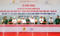Part of Highway 1A from Thanh Hoa to Nghe An inaugurated