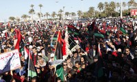 Libyan people protest against General National Congress (GNC)