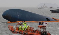 First bodies of South Korean capsized ferry found