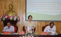 Vice President Nguyen Thi Doan meets voters in Ha Nam province