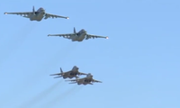Russian and Syrian Air Forces Perform 1st Joint Task
