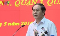 Voter meetings in Hanoi and HCMC