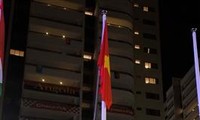 Vietnamese flag flies in Rio Olympic village