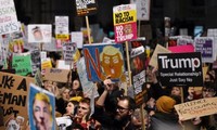 UK protests against Donald Trump's immigration ban