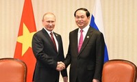 President Tran Dai Quang begins official visit to Russia