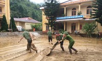  Joint efforts to help flood victims in northern mountain provinces