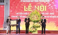 Bac Giang festival recognized as national intangible cultural heritage